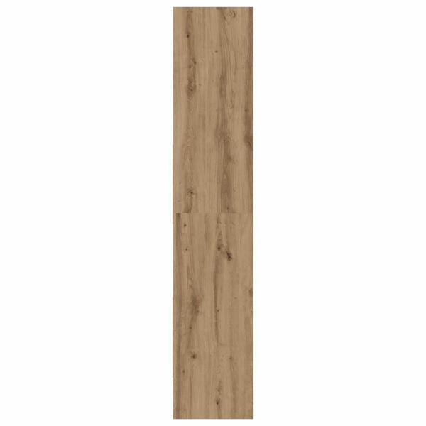 Bücherregal Eiche handwerklich 60 x 35 x 180 cm Holzwerkstoff