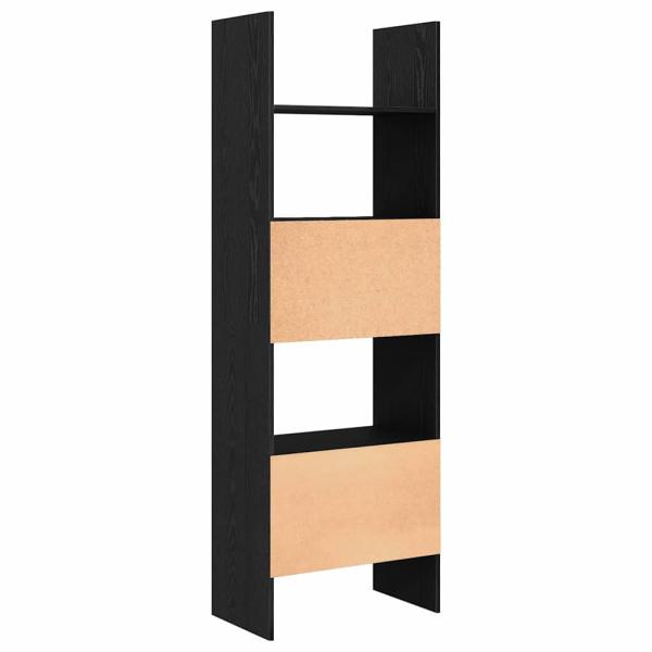 Bücherregal Schwarze Eiche 60 x 35 x 180 cm Holzwerkstoff