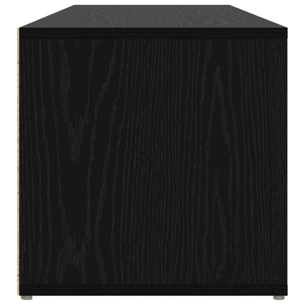 Schuhaufbewahrungsbank Schwarze Eiche 102 x 35 x 35 cm