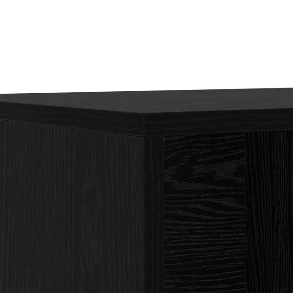 Schuhaufbewahrungsbank Schwarze Eiche 102 x 35 x 35 cm