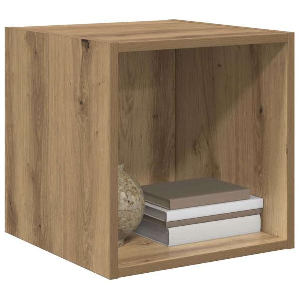 Wandschrank Wandhalterung Artisan-Eiche 37 x 37 x 37 cm
