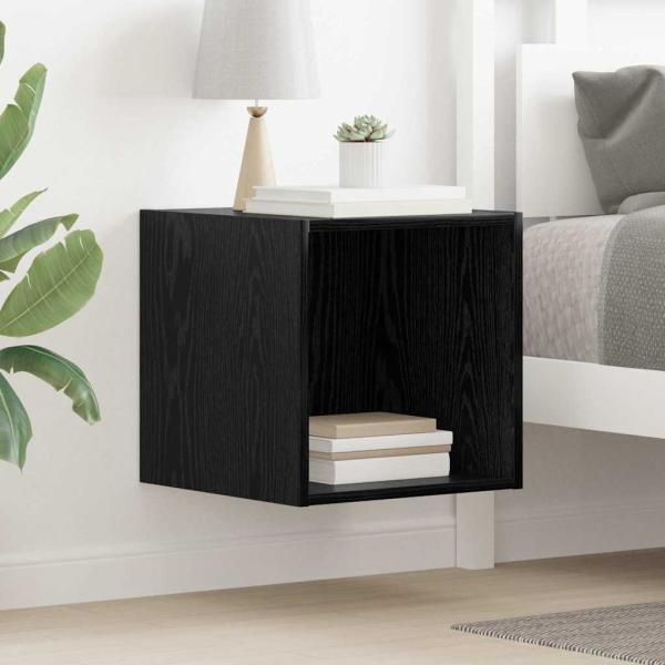 Wandschrank Schwarze Eiche 37 x 37 x 37 cm Holzwerkstoff