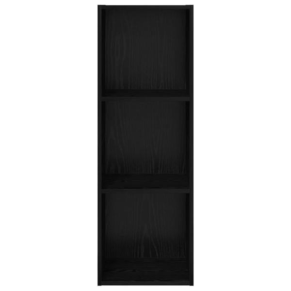 TV-Schrankset 37 x 37 x 107 cm Schwarz Eichen-Optik