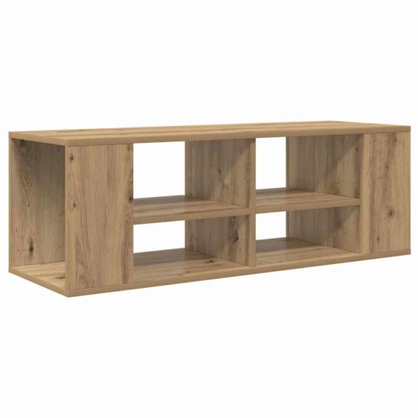 TV-Schränk Eiche handwerklich 102 x 35 x 35 cm Holzwerkstoff