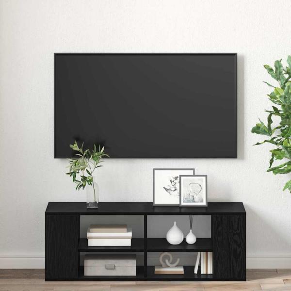 TV-Schränk Schwarze Eiche 102 x 35 x 35 cm Holzwerkstoff