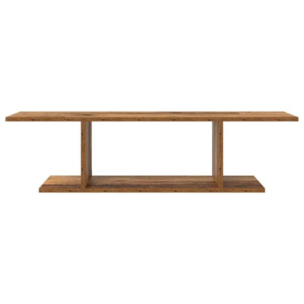 TV-Schränk mit Regal mit Speicher Braun 103 x 30 x 26,5 cm Holzwerkstoff