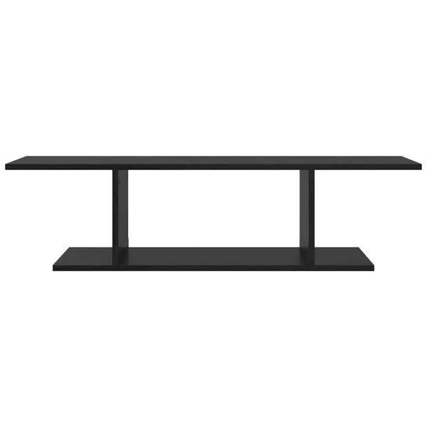 TV-Schränk mit Regal Schwarz 103 x 30 x 26,5 cm Holzwerkstoff