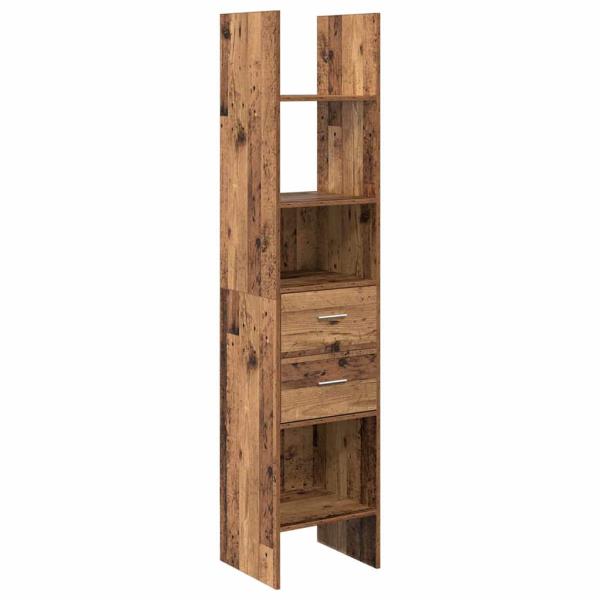 Bücherregal Altholz 40 x 35 x 180 cm Holzwerkstoff