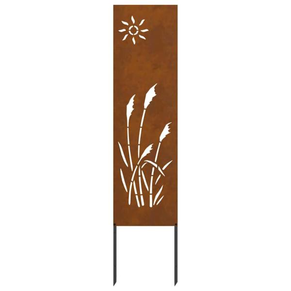 Garten dekoratives Panel Rostig 32 x 140 cm