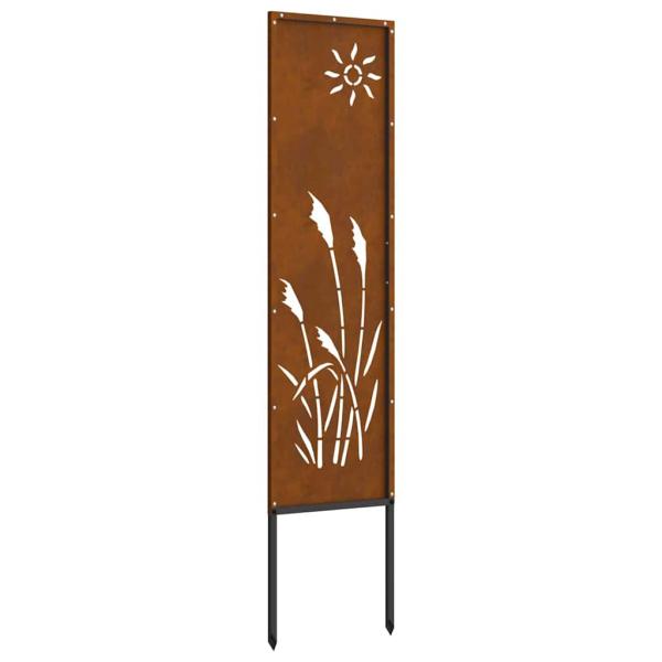 Garten dekoratives Panel Rostig 32 x 140 cm