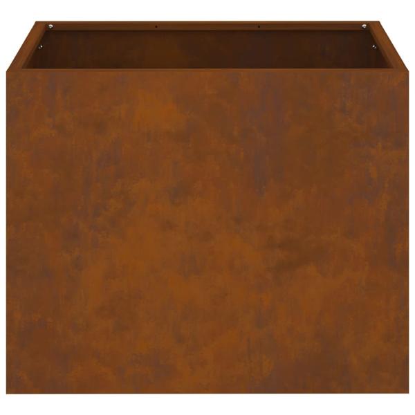 Gartenblumentopf Braun 50 x 32 x 40 cm Wetterfestes Stahl