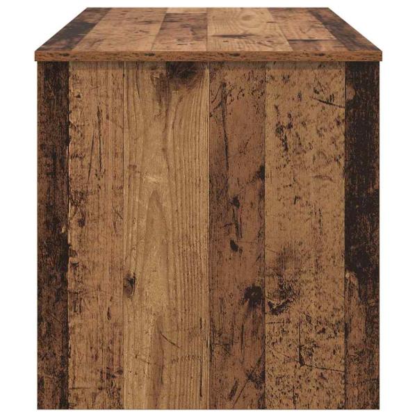 Couchtisch mit Regal Altholz 102 x 50 x 52.5 cm Holzwerkstoff