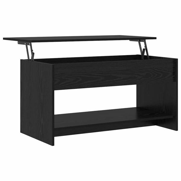 Couchtisch Schwarze Eiche 102 x 50 x 52.5 cm Holzwerkstoff