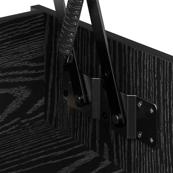 Couchtisch Schwarze Eiche 102 x 50 x 52.5 cm Holzwerkstoff