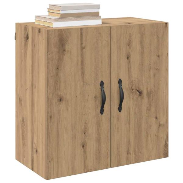 Wandschrank Eiche handwerklich 60 x 31 x 60 cm Holzwerkstoff