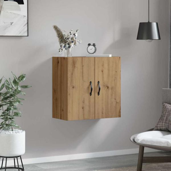 Wandschrank Eiche handwerklich 60 x 31 x 60 cm Holzwerkstoff