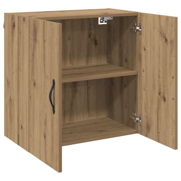Wandschrank Eiche handwerklich 60 x 31 x 60 cm Holzwerkstoff