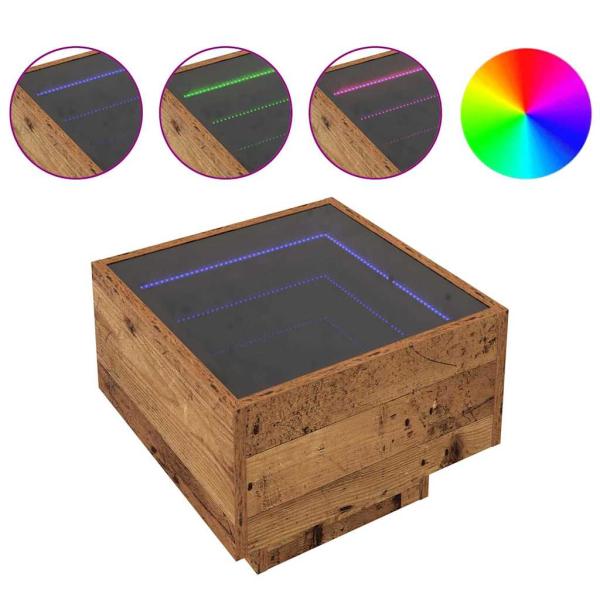 Beistelltisch Altholz 40 x 40 x 30 cm Holzwerkstoff