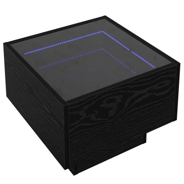Beistelltisch Schwarze Eiche 40 x 40 x 30 cm Holzwerkstoff