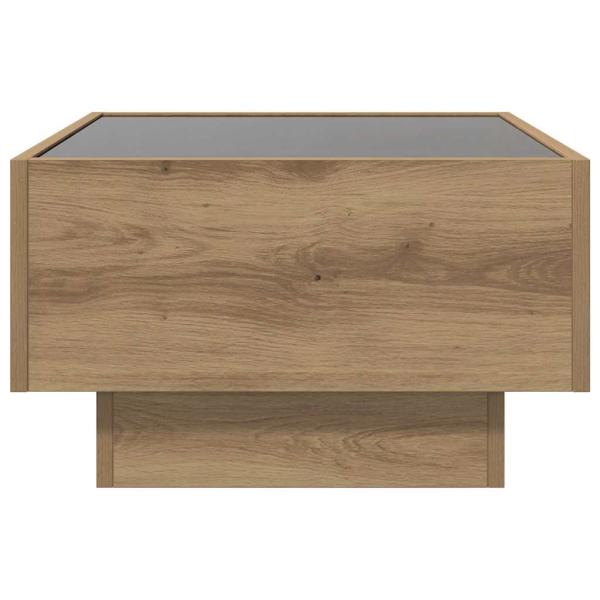 Couchtisch Eiche handwerklich 50 x 50 x 30 cm Holzwerkstoff
