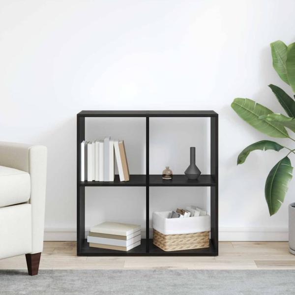 Bücherregal Schwarze Eiche 69,5 x 29 x 69,5 cm Holzwerkstoff