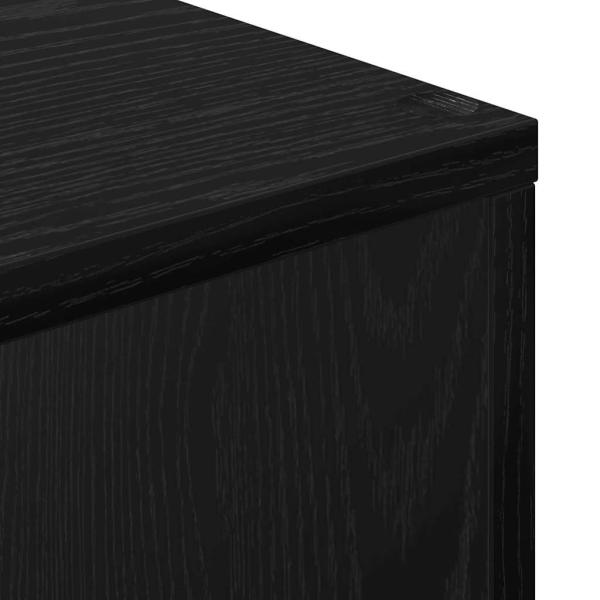 Bücherregal Schwarze Eiche 69,5 x 29 x 69,5 cm Holzwerkstoff