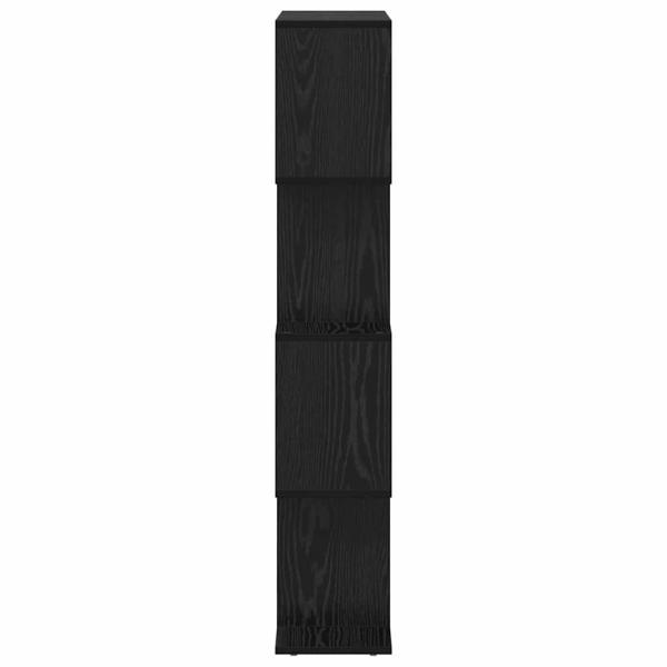 Bücherregal Schwarze Eiche 70 x 24 x 129 cm Holzwerkstoff