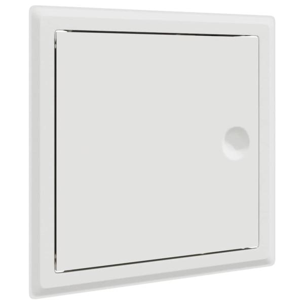 Zugangstür 2 pcs Weiß 20 x 20 cm Stahl