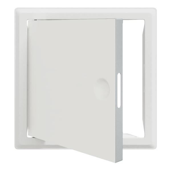 Zugangstür Weiß 30 x 30 cm Stahl