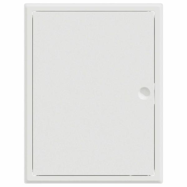 Zugangstür Weiß 30 x 40 cm Stahl