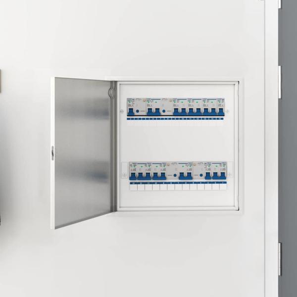 ARDEBO.de - Zugangstür Weiß 50 x 50 cm Stahl