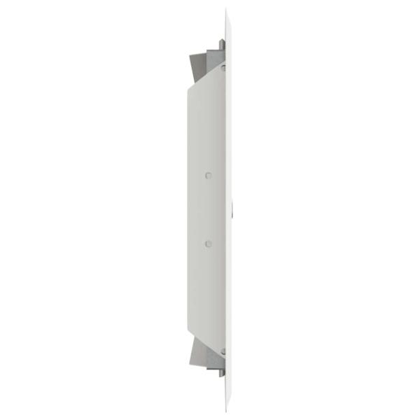 Zugangstür 2 pcs Weiß 20 x 20 cm Stahl