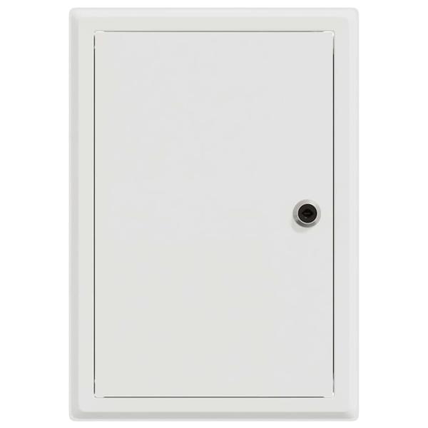 Zugangstür Weiß 20 x 30 cm Stahl