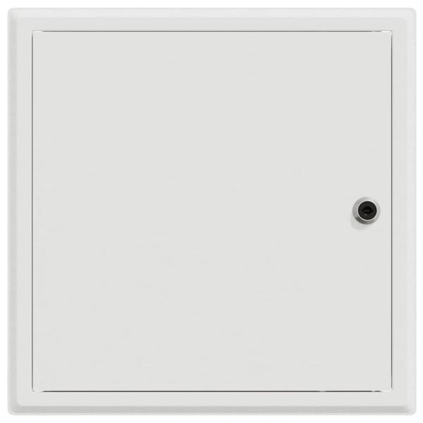 Zugangstür Weiß 30 x 30 cm Stahl