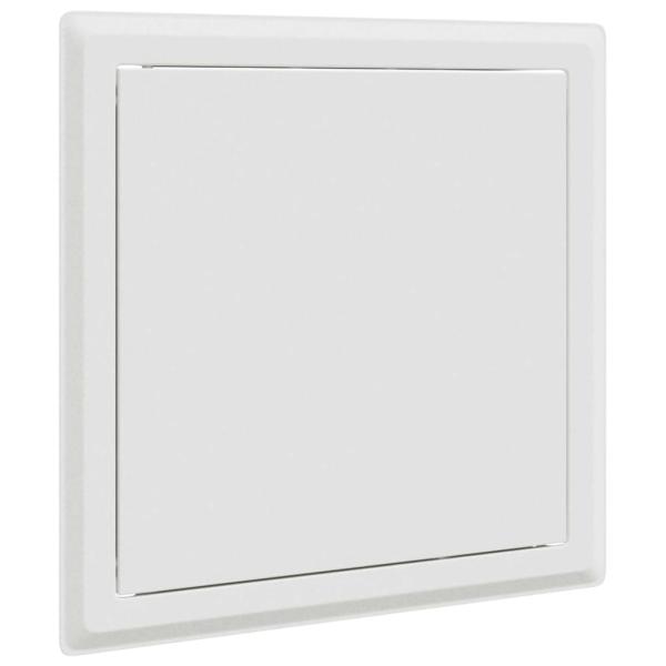 Zugangstür 2 pcs Weiß 20 x 20 cm Stahl