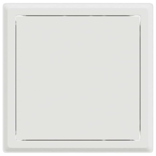 Zugangstür 2 pcs Weiß 20 x 20 cm Stahl