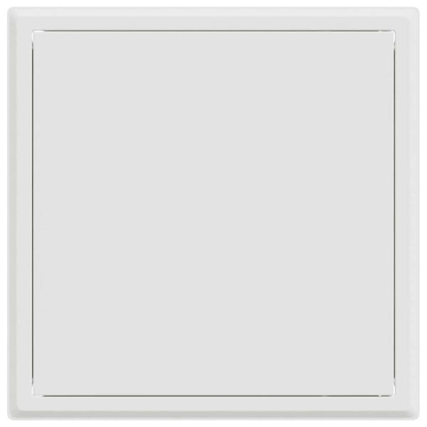 Zugangstür Weiß 30 x 30 cm Stahl