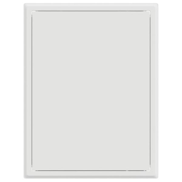 Zugangstür Weiß 30 x 40 cm Stahl