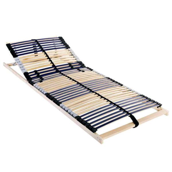 ARDEBO.de - Lattenrost Braun 120 x 190 cm Holz und Plastik