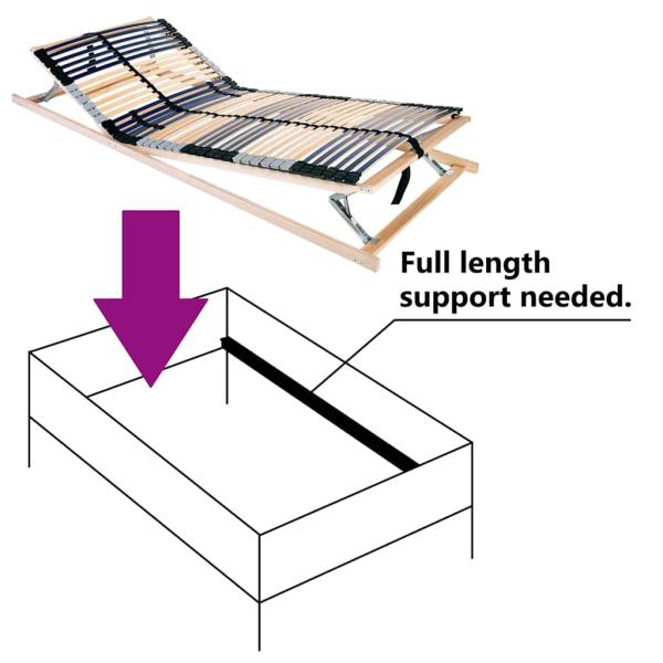 Lattenrost Braun 80 x 190 cm Massives Buchenholz