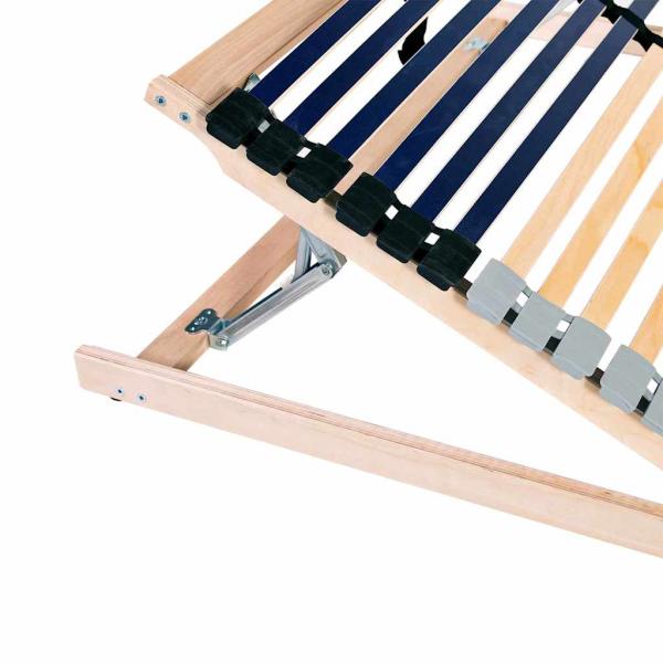 Lattenrost Braun 100 x 190 cm Massives Buchenholz