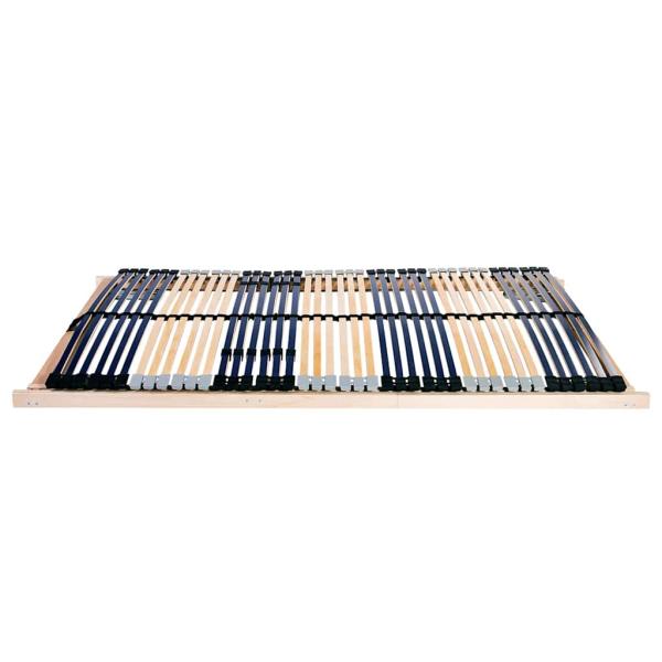 Lattenrost Braun 120 x 190 cm Massives Buchenholz