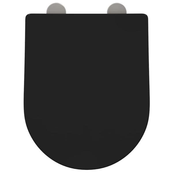 Toilettensitz Schwarz 48 x 36,5 x 4,5 cm Polypropylen