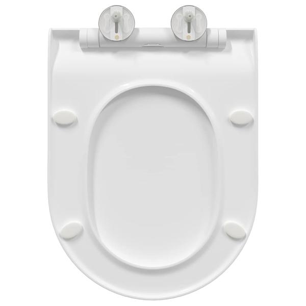 Toilettensitz Weiß 48,5 x 36 x 5 cm Polypropylen
