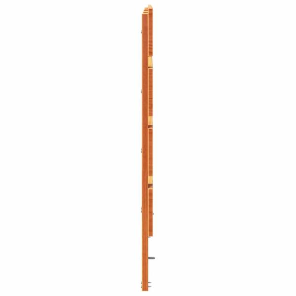 Kopfteil Wachsbraun 200,5 x 3 x 80 cm Massivholz Kiefer