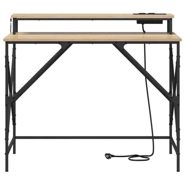Schreibtisch Sonoma Eiche 100 x 50 x 86.5 cm Holzwerkstoff