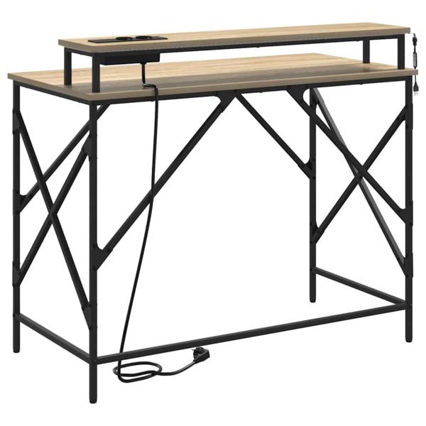 Schreibtisch Sonoma Eiche 100 x 50 x 86.5 cm Holzwerkstoff