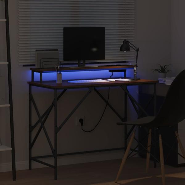 Schreibtisch Braune Eiche 100 x 50 x 86.5 cm Holzwerkstoff