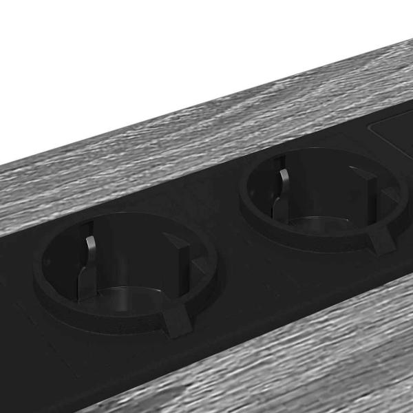 Nachttische 2 pcs Grau Sonoma 42 x 41 x 56 cm Holzwerkstoff