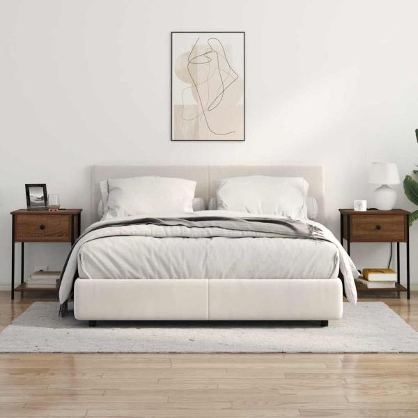 Nachttisch Braune Eiche 42 x 41 x 56 cm Holzwerkstoff